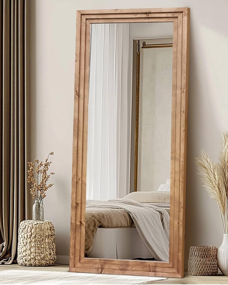 Plantation Grown Timbers ミラー Amazon.com: ABSWHLM Full Length Mirror 71